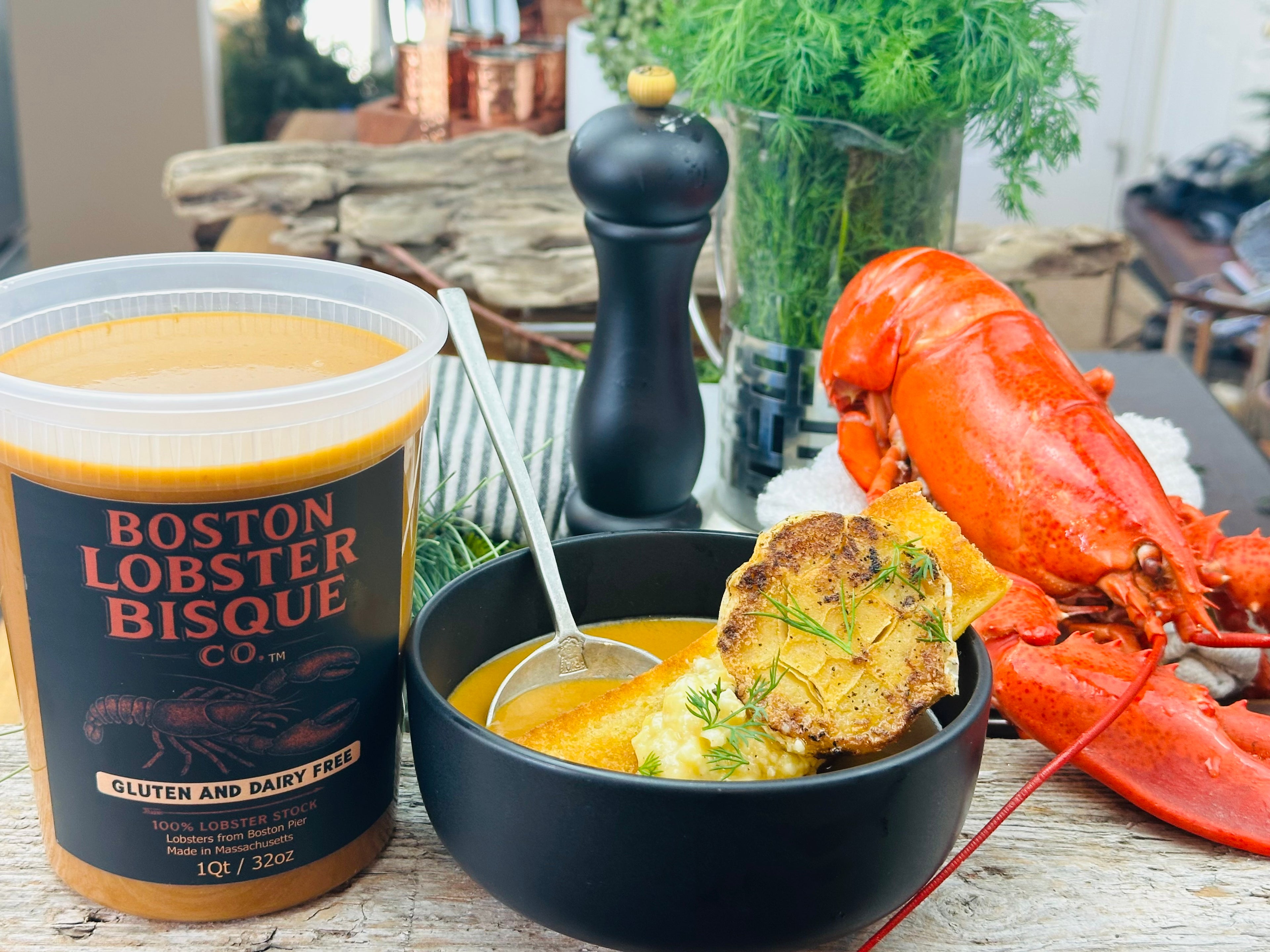 2 Qts of Boston Lobster Bisque Co.